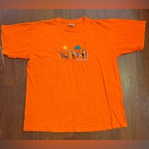 Vintage Dorsett Tees Bahamas ‘No Problem’ Embroidered Cotton T-Shirt Size XXL